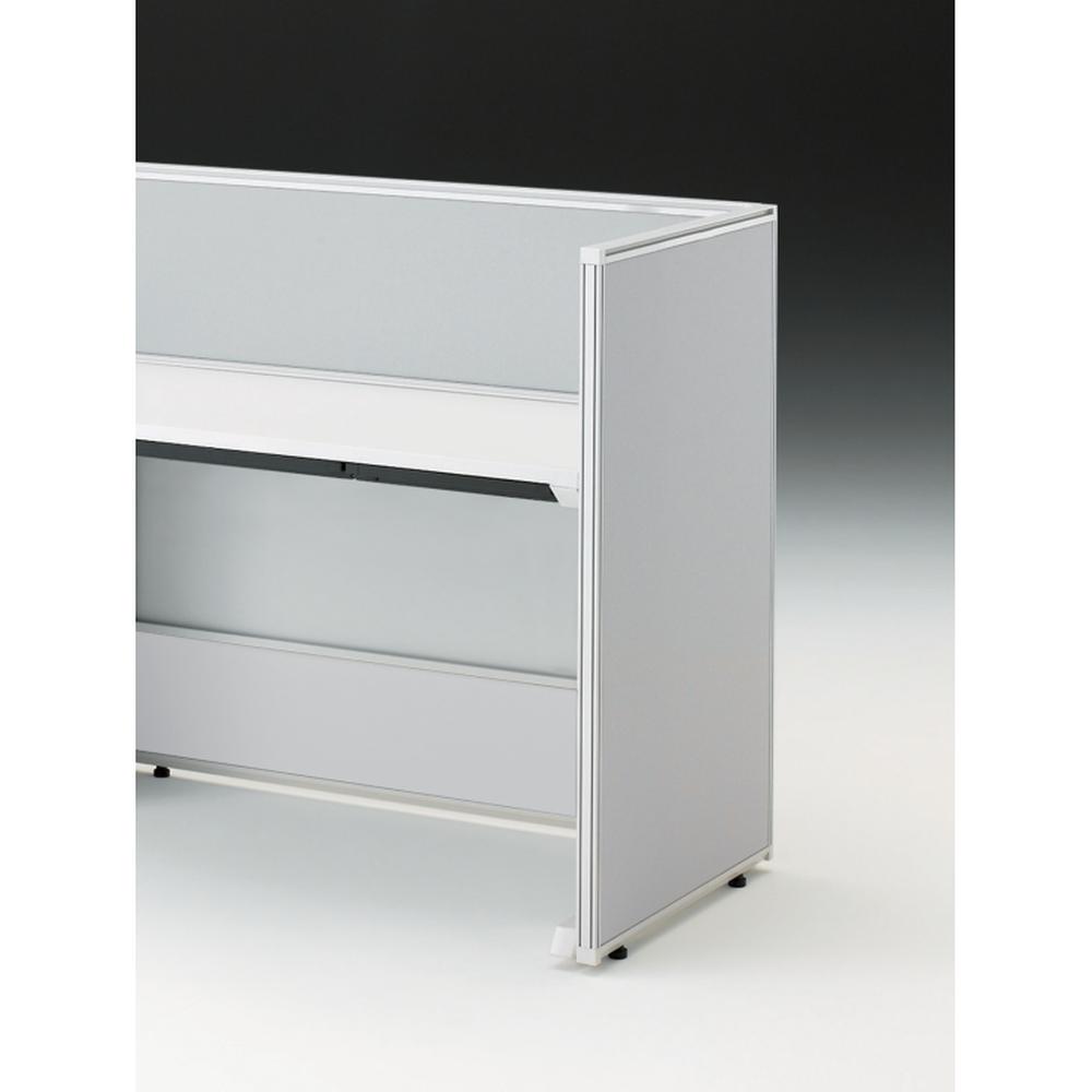 CZRデスク エンドロングパネル 片面 D600用 机上320 布地FR CZR-060XHR-9C6 ［W9×ライトグレー］