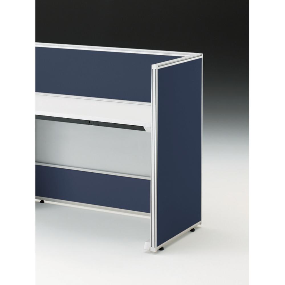 CZRデスク エンドロングパネル 片面 D600用 机上320 不織布FY CZR-060XHY-9B2 ［W9×ネイビーブルー］