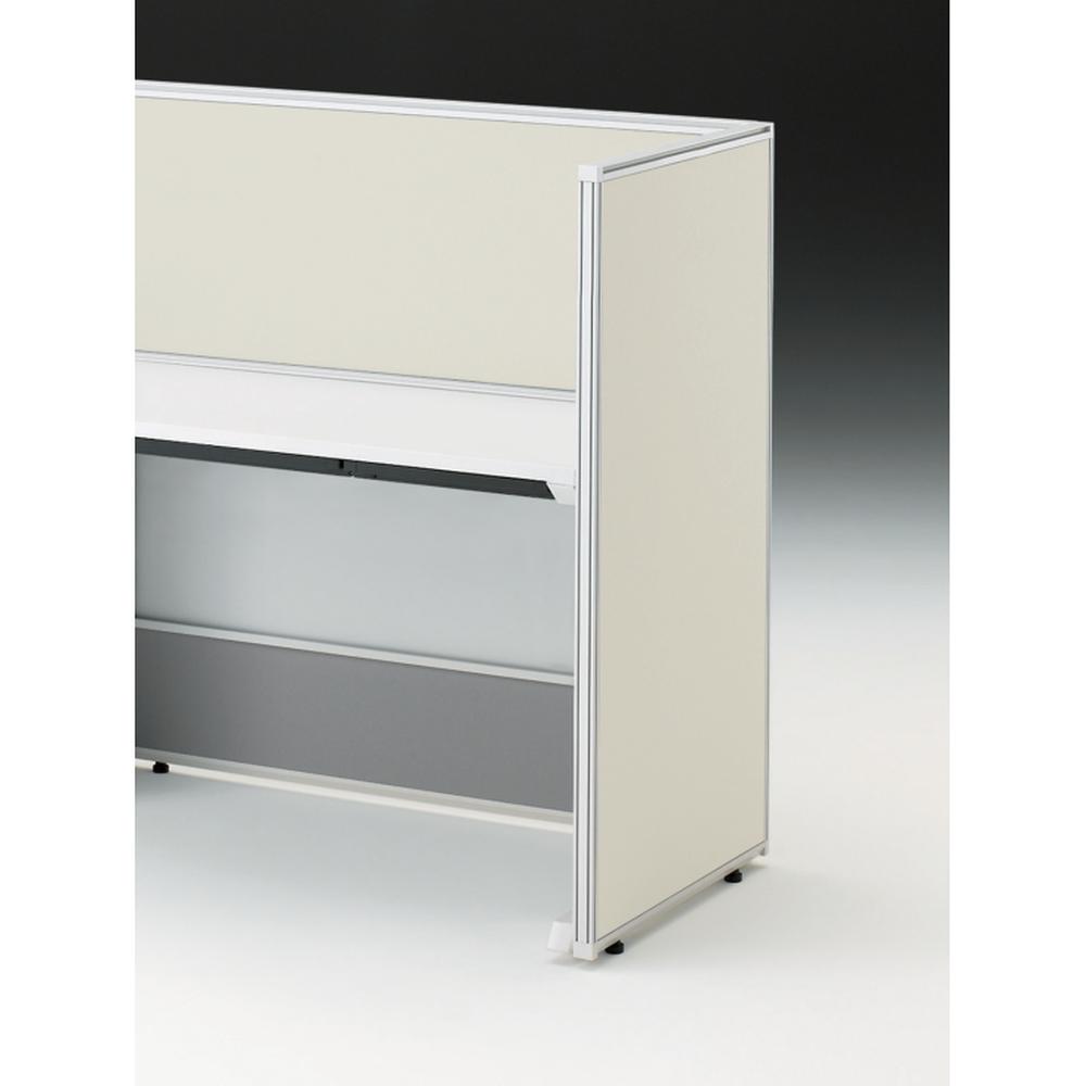 CZRデスク エンドロングパネル 片面 D600用 机上450 布地FR CZR-061XHR-9H9 ［W9×エクリュベージュ］