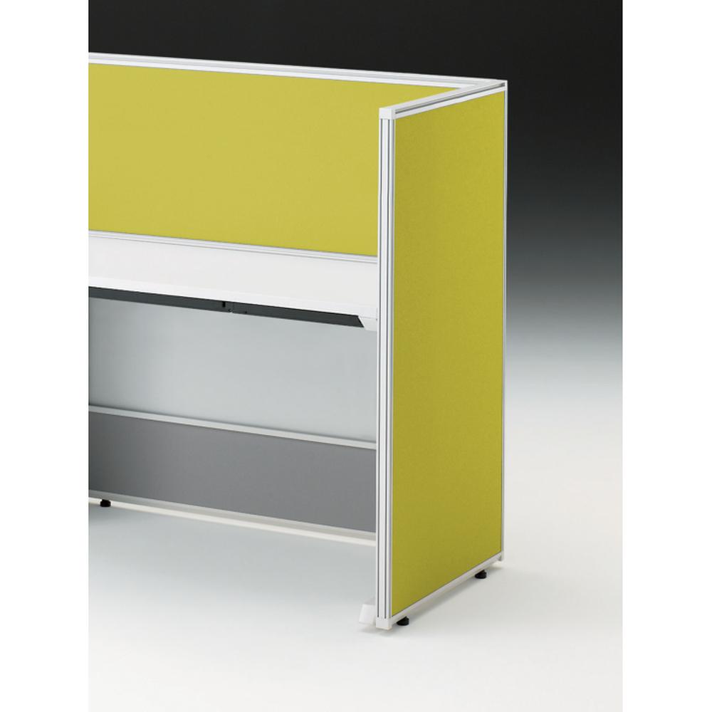 CZRデスク エンドロングパネル 片面 D600用 机上450 布地FR CZR-061XHR-9L9 ［W9×セージグリーン］