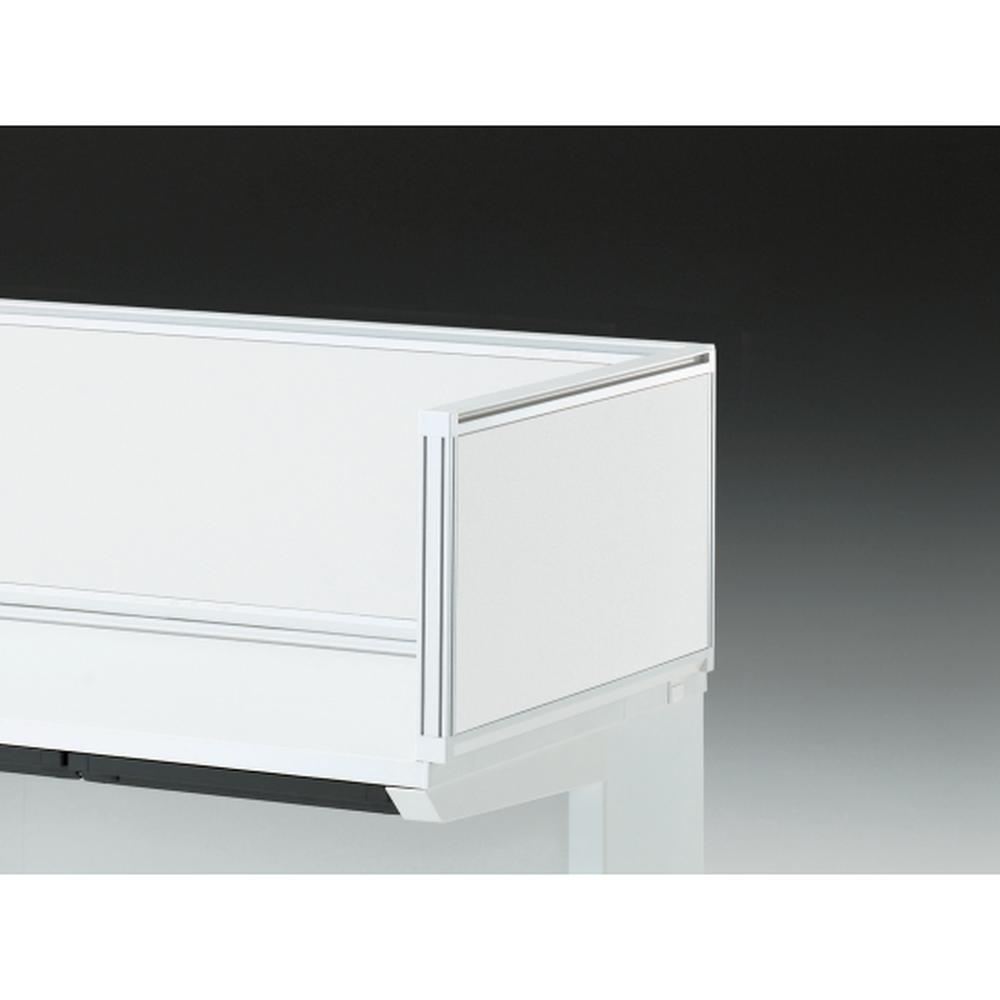 CZRデスク 机上サイドパネル D600用 机上320 スチール CZR-063XDF-9W9 ［ホワイト］