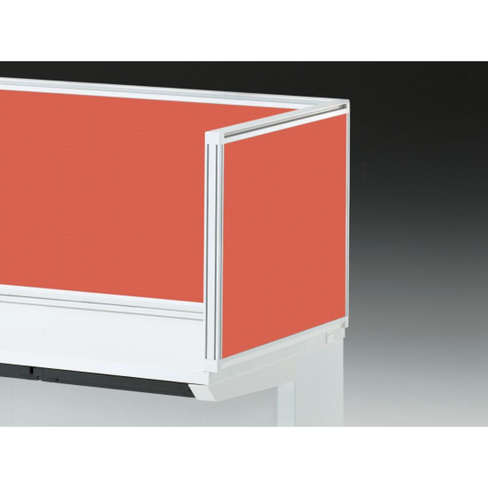 CZRデスク 机上サイドパネル D600用 机上450 布地C CZR-064XDC-9D4 ［W9×パーシモオレンジ］