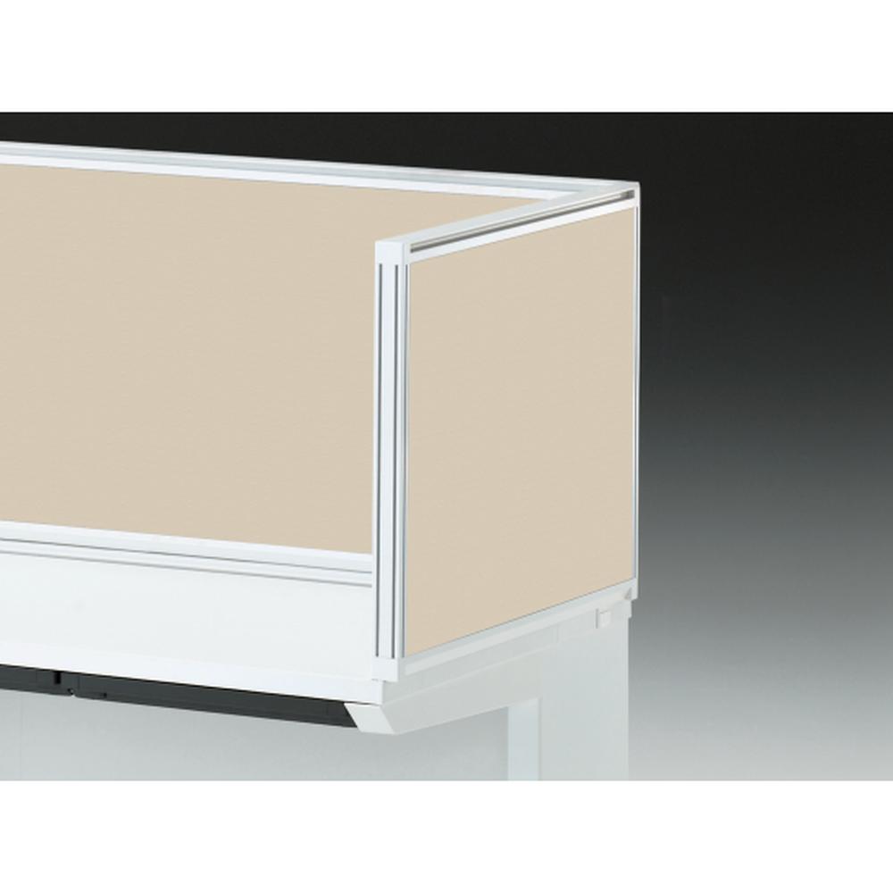 CZRデスク 机上サイドパネル D600用 机上450 布地C CZR-064XDC-9F6 ［W9×グレイッシュブラウン］