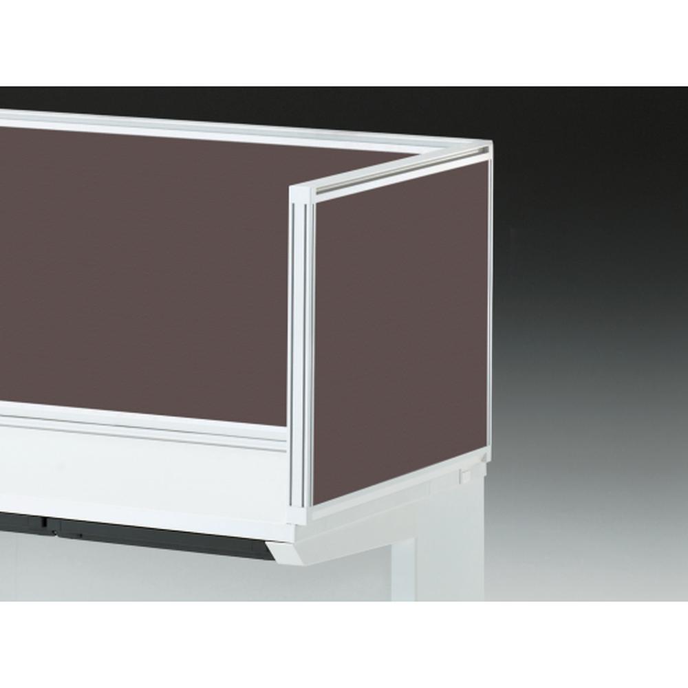 CZRデスク 机上サイドパネル D600用 机上450 布地C CZR-064XDC-9H4 ［W9×カシューブラウン］