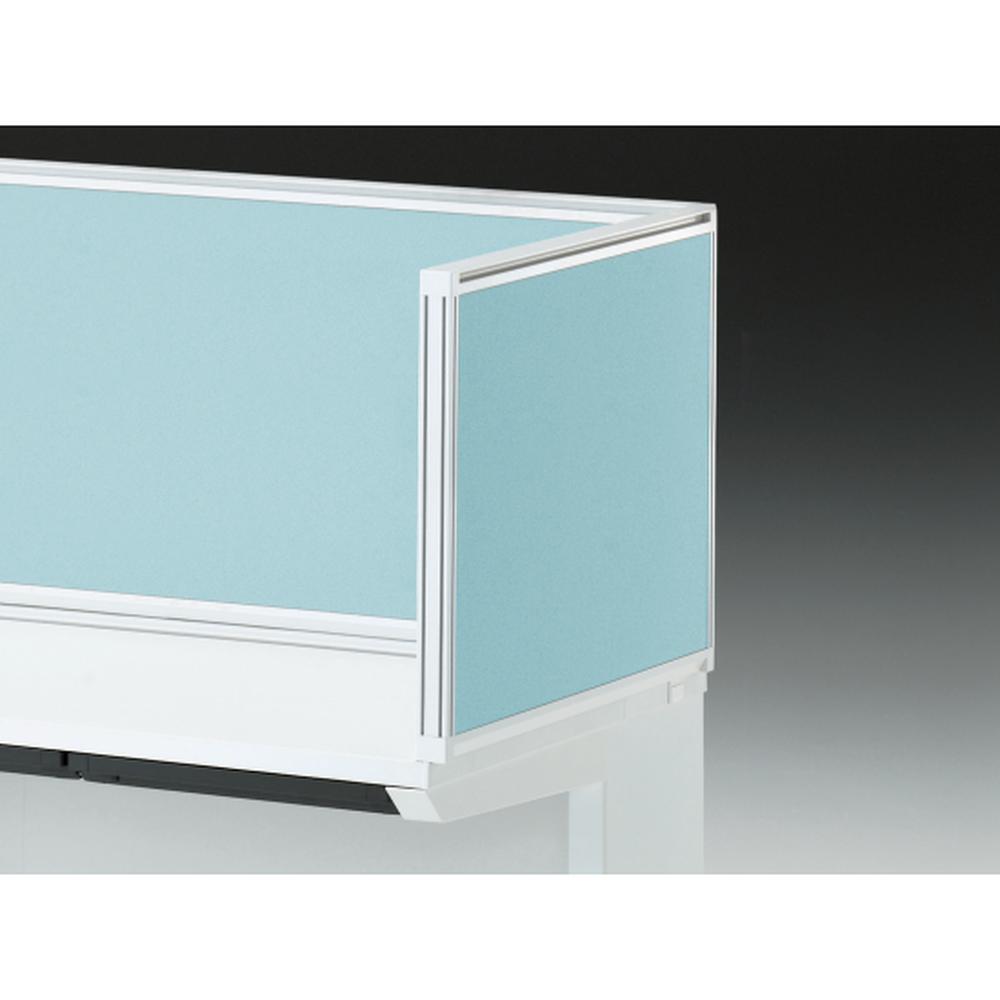 CZRデスク 机上サイドパネル D600用 机上450 布地FR CZR-064XDR-9S4 ［W9×ターコイズブルー］