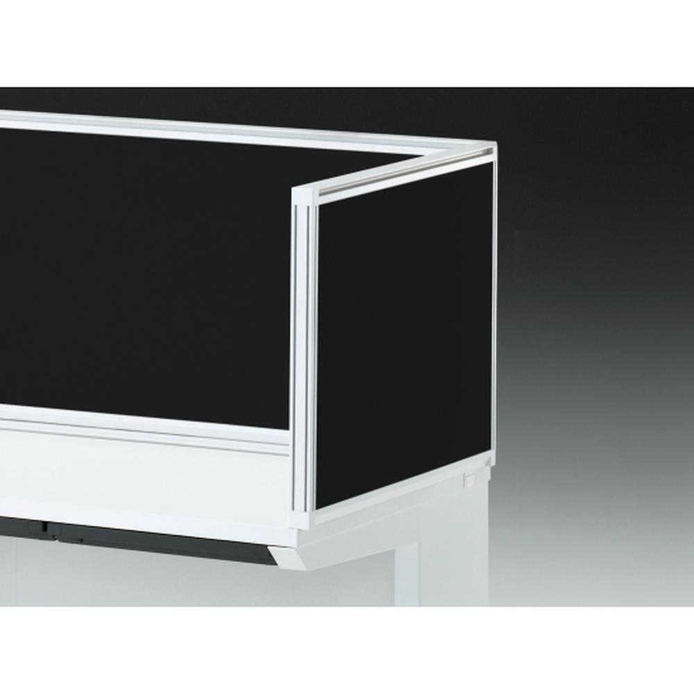 CZRデスク 机上サイドパネル D600用 机上450 布地FR CZR-064XDR-9W2 ［W9×オフブラック］