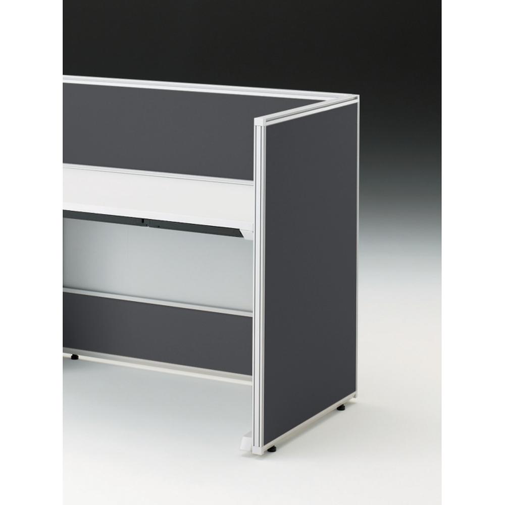 CZRデスク エンドロングパネル 片面 D700用 机上320 布地C CZR-070XHC-9W2 ［W9×オフブラック］