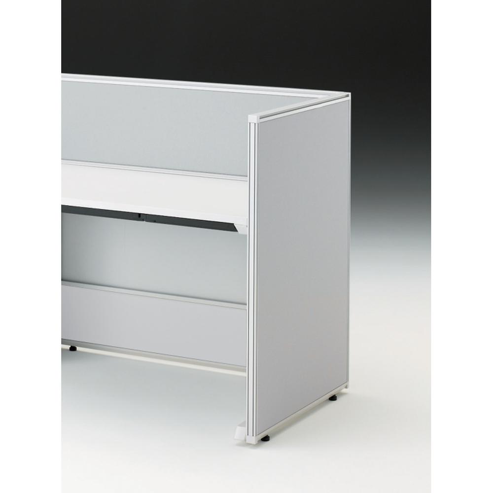 CZRデスク エンドロングパネル 片面 D700用 机上320 布地FR CZR-070XHR-9C6 ［W9×ライトグレー］