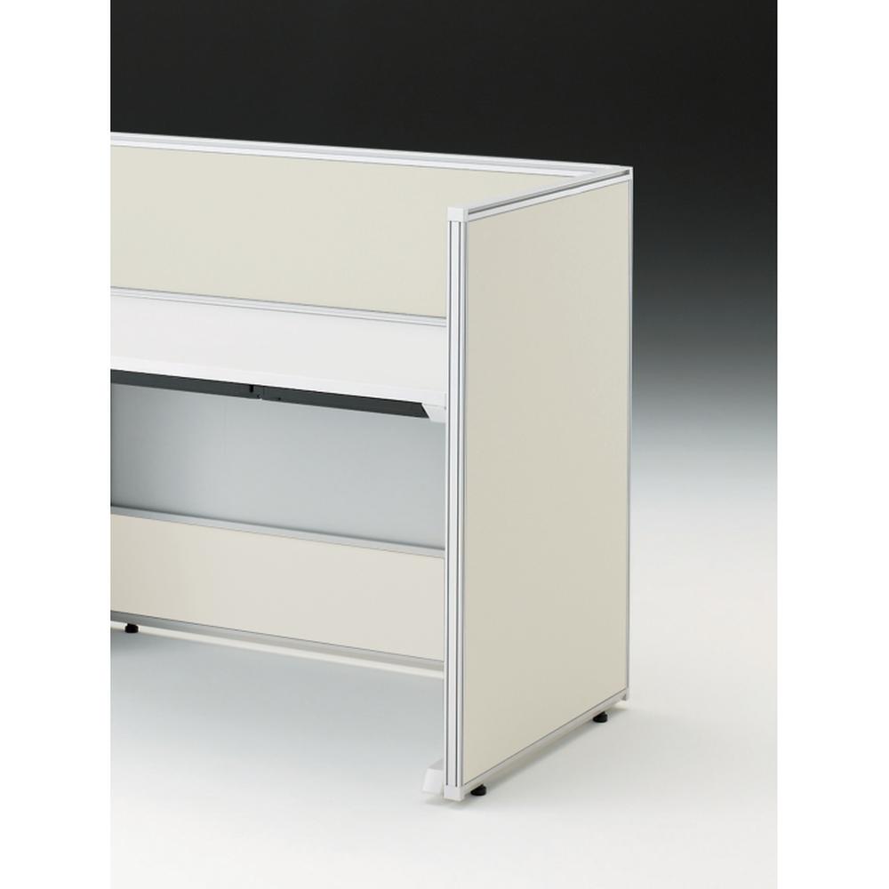 CZRデスク エンドロングパネル 片面 D700用 机上320 布地FR CZR-070XHR-9H9 ［W9×エクリュベージュ］