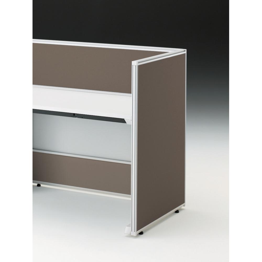 CZRデスク エンドロングパネル 片面 D700用 机上320 布地FR CZR-070XHR-9K3 ［W9×シュガーブラウン］