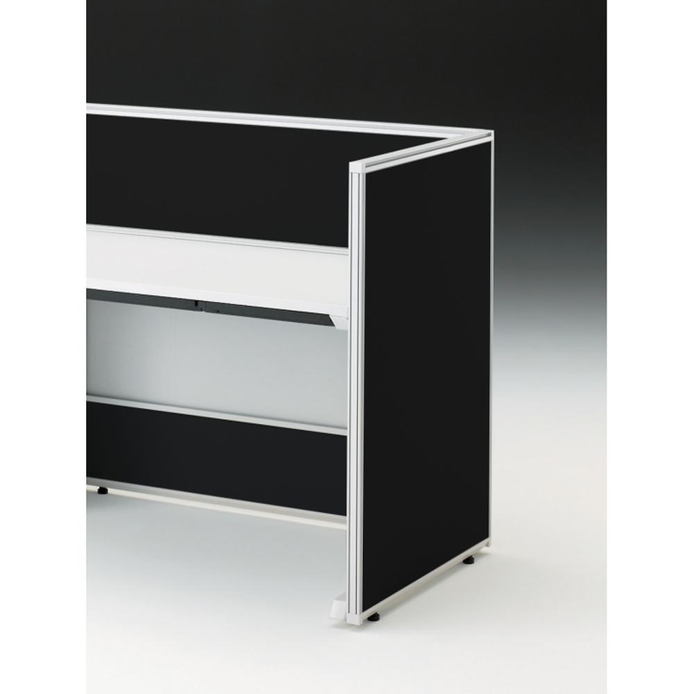 CZRデスク エンドロングパネル 片面 D700用 机上320 布地FR CZR-070XHR-9W2 ［W9×オフブラック］