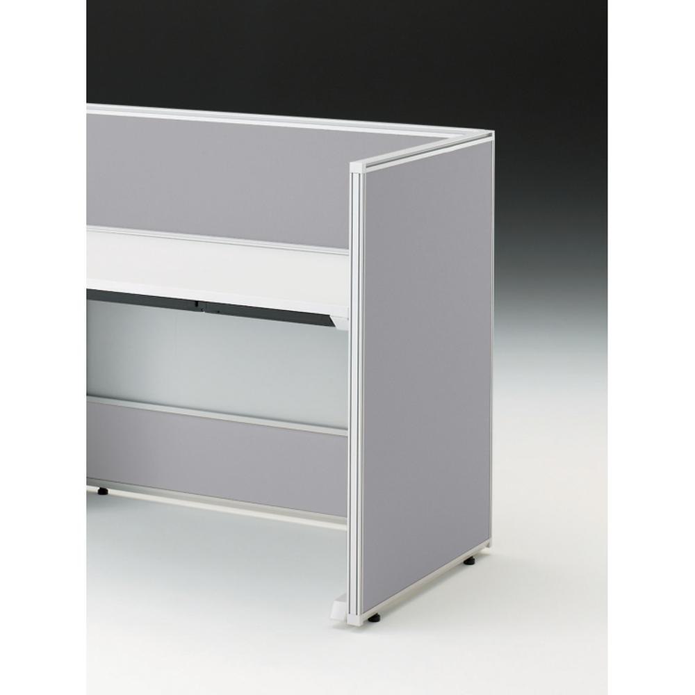 CZRデスク エンドロングパネル 片面 D700用 机上320 不織布FY CZR-070XHY-9C5 ［W9×グレー］