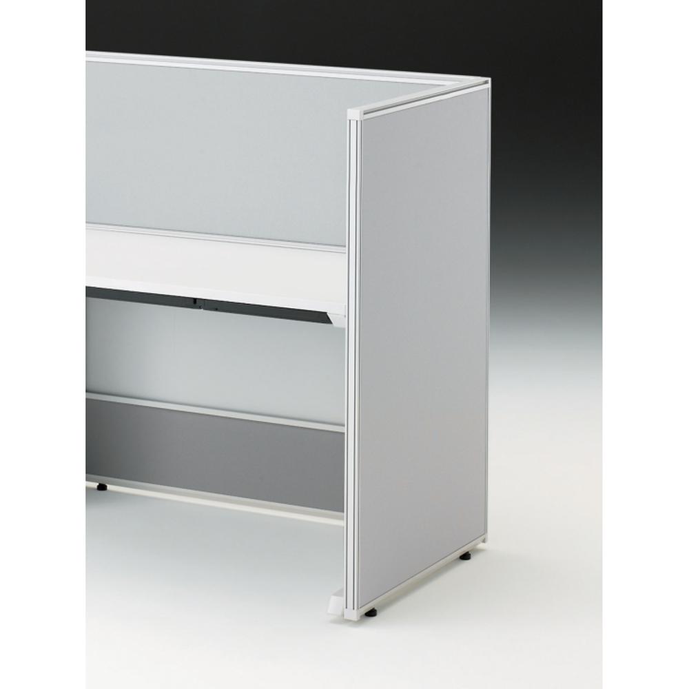 CZRデスク エンドロングパネル 片面 D700用 机上450 布地FR CZR-071XHR-9C6 ［W9×ライトグレー］