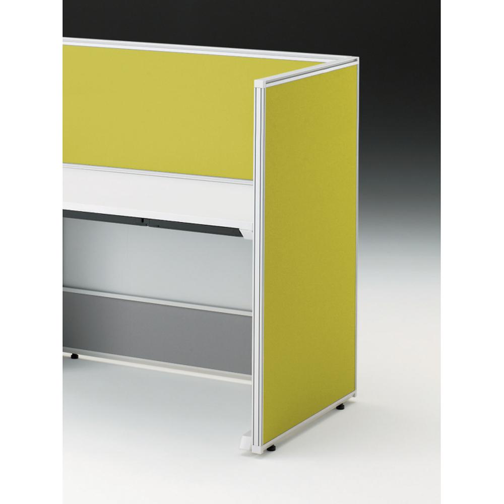 CZRデスク エンドロングパネル 片面 D700用 机上450 布地FR CZR-071XHR-9L9 ［W9×セージグリーン］