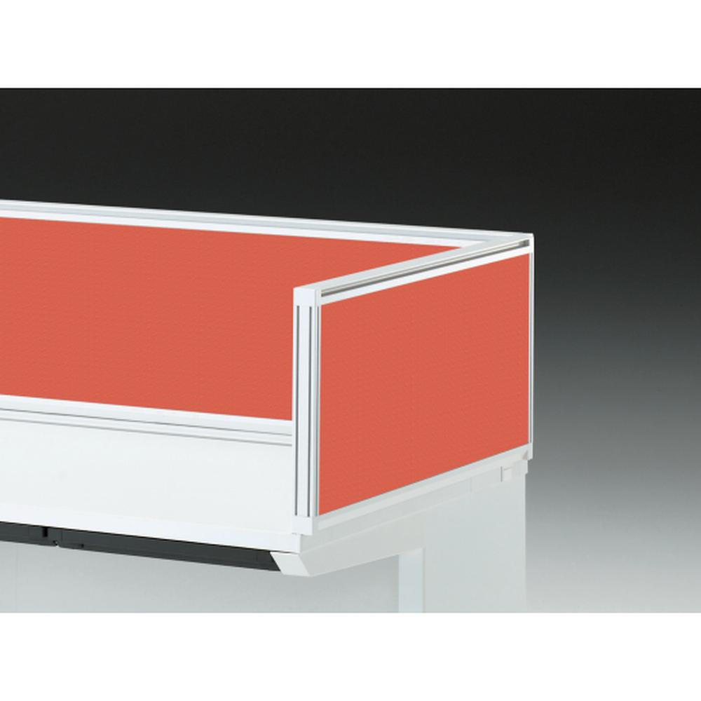 CZRデスク 机上サイドパネル D600用 机上320 布地C CZR-073XDC-9D4 ［W9×パーシモオレンジ］