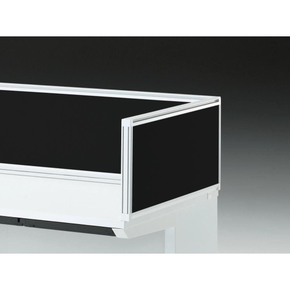 CZRデスク 机上サイドパネル D700用 机上320 布地FR CZR-073XDR-9W2 ［W9×オフブラック］