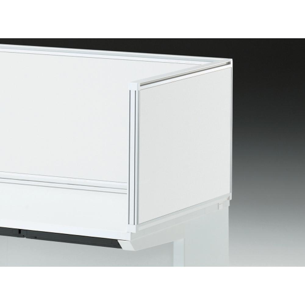 CZRデスク 机上サイドパネル D700用 机上450 スチール CZR-074XDF-9W9 ［ホワイト］