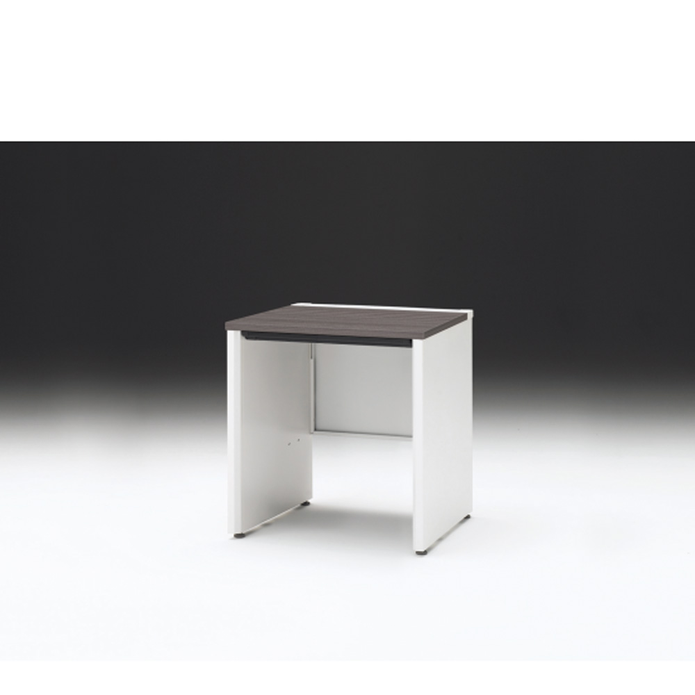 CZRデスク 平机 CZR-076HAPC-981 浅型センター引出し付 パネル脚 W700× D600 [ 本体: ホワイトW・天板: 81 / アッシュドオークD]