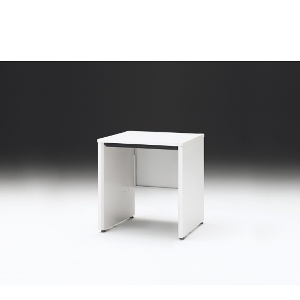 CZRデスク 平机 CZR-076HAPC-9W9 浅型センター引出し付 パネル脚 W700× D600 [ 本体: ホワイトW・天板: W9 / ホワイトW]