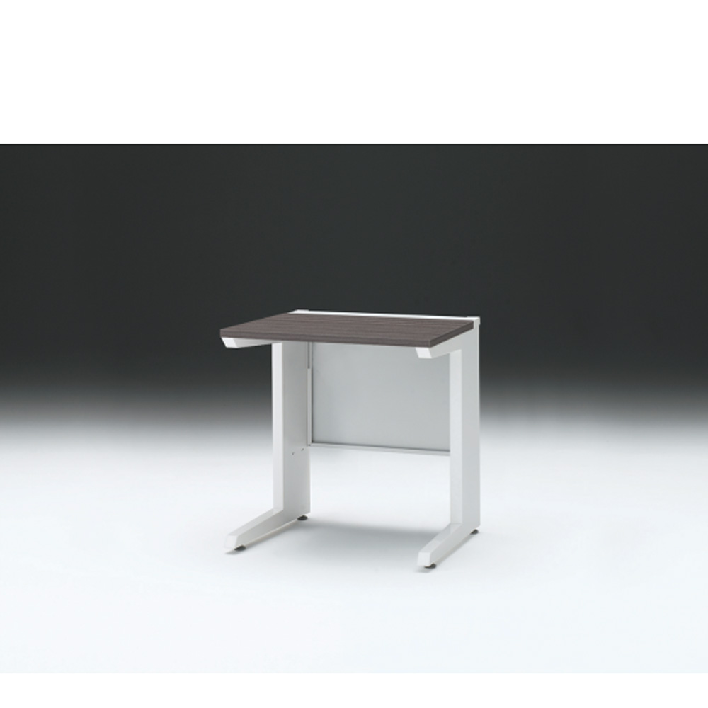 CZRデスク 平机 CZR-076JAC-981 センター引出しなし L脚 W700× D600 [ 本体: ホワイトW・天板: 81 / アッシュドオークD]