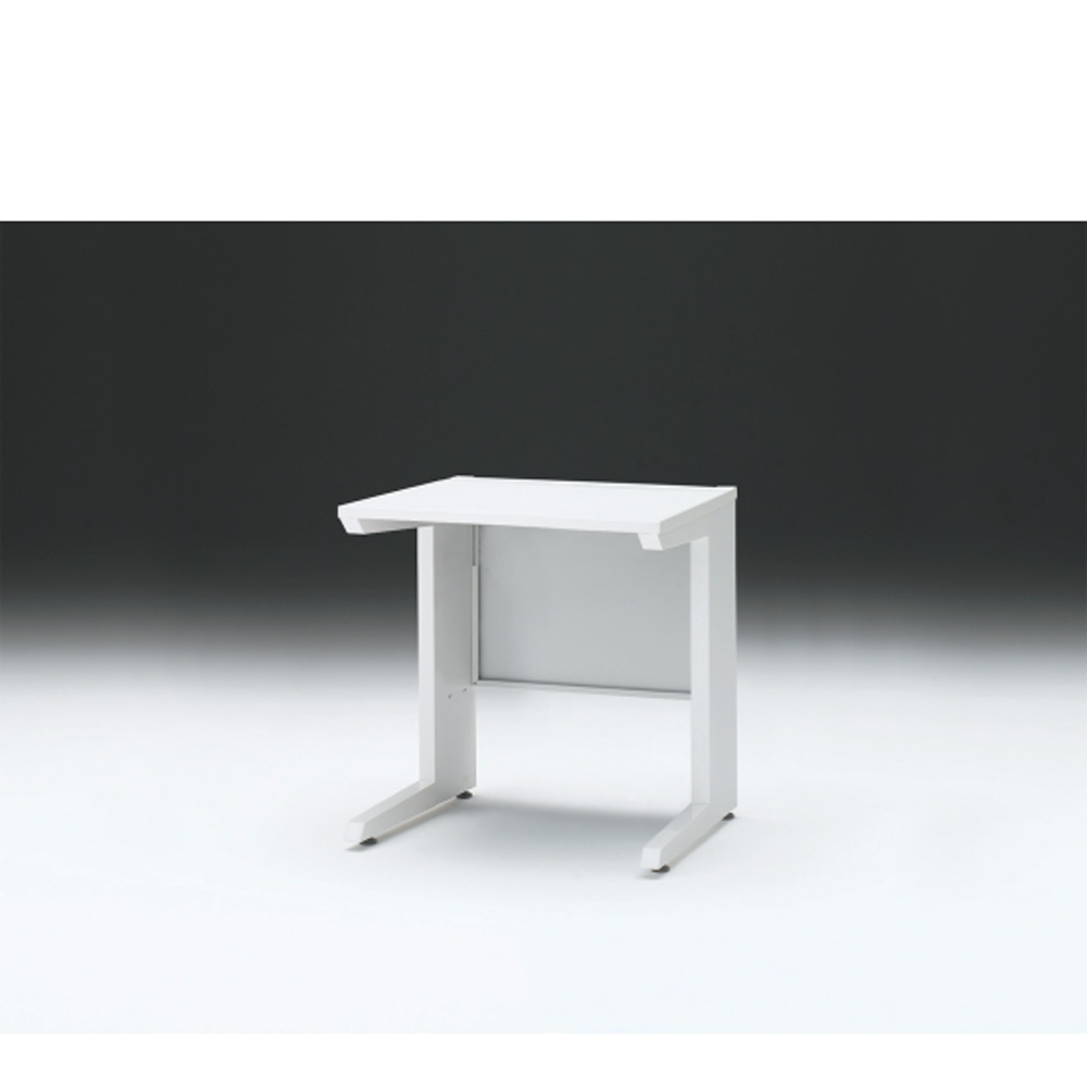 CZRデスク 平机 CZR-076JAC-9W9 センター引出しなし L脚 W700× D600 [ 本体: ホワイトW・天板: W9 / ホワイトW]