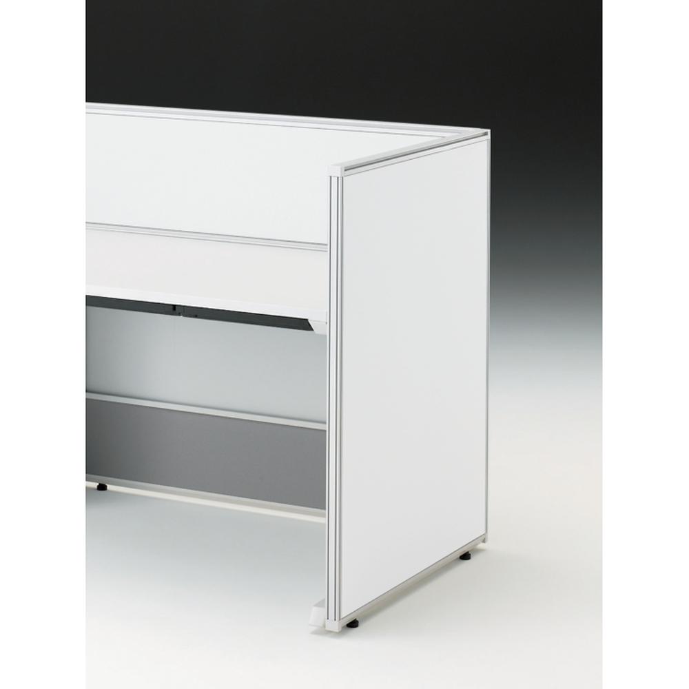 CZRデスク エンドロングパネル 片面 D800用 机上320 スチール CZR-080XHF-9W9 ［ホワイト］