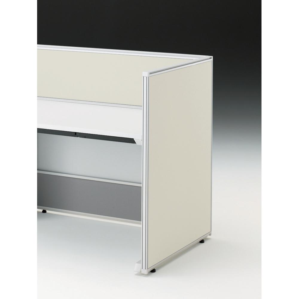 CZRデスク エンドロングパネル 片面 D800用 机上320 布地FR CZR-080XHR-9H9 ［W9×エクリュベージュ］