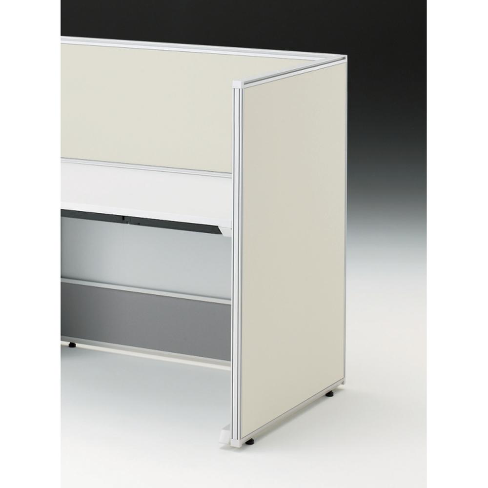 CZRデスク エンドロングパネル 片面 D800用 机上450 布地FR CZR-081XHR-9H9 ［W9×エクリュベージュ］