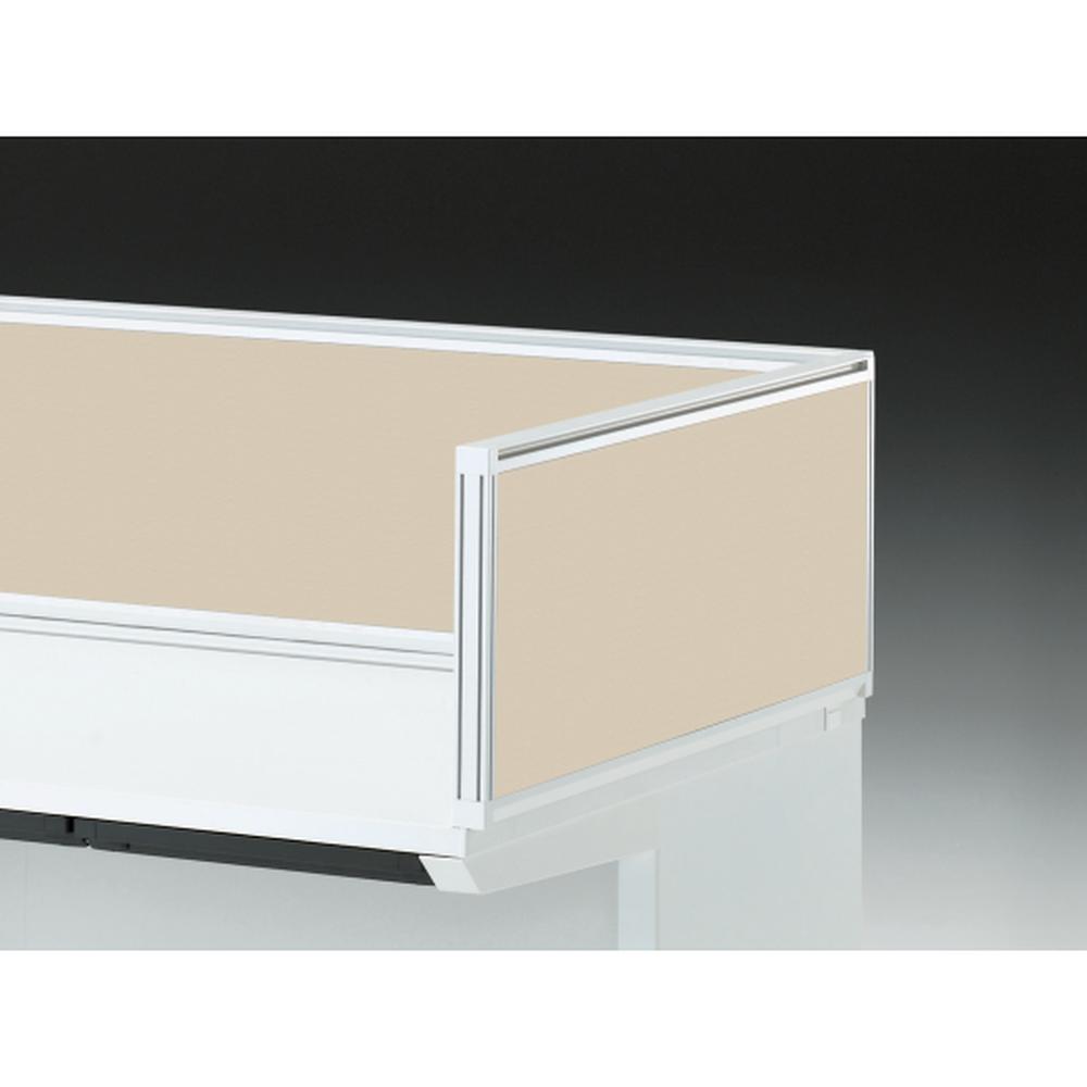 CZRデスク 机上サイドパネル D700用 机上320 布地C CZR-083XDC-9F6 ［W9×グレイッシュブラウン］