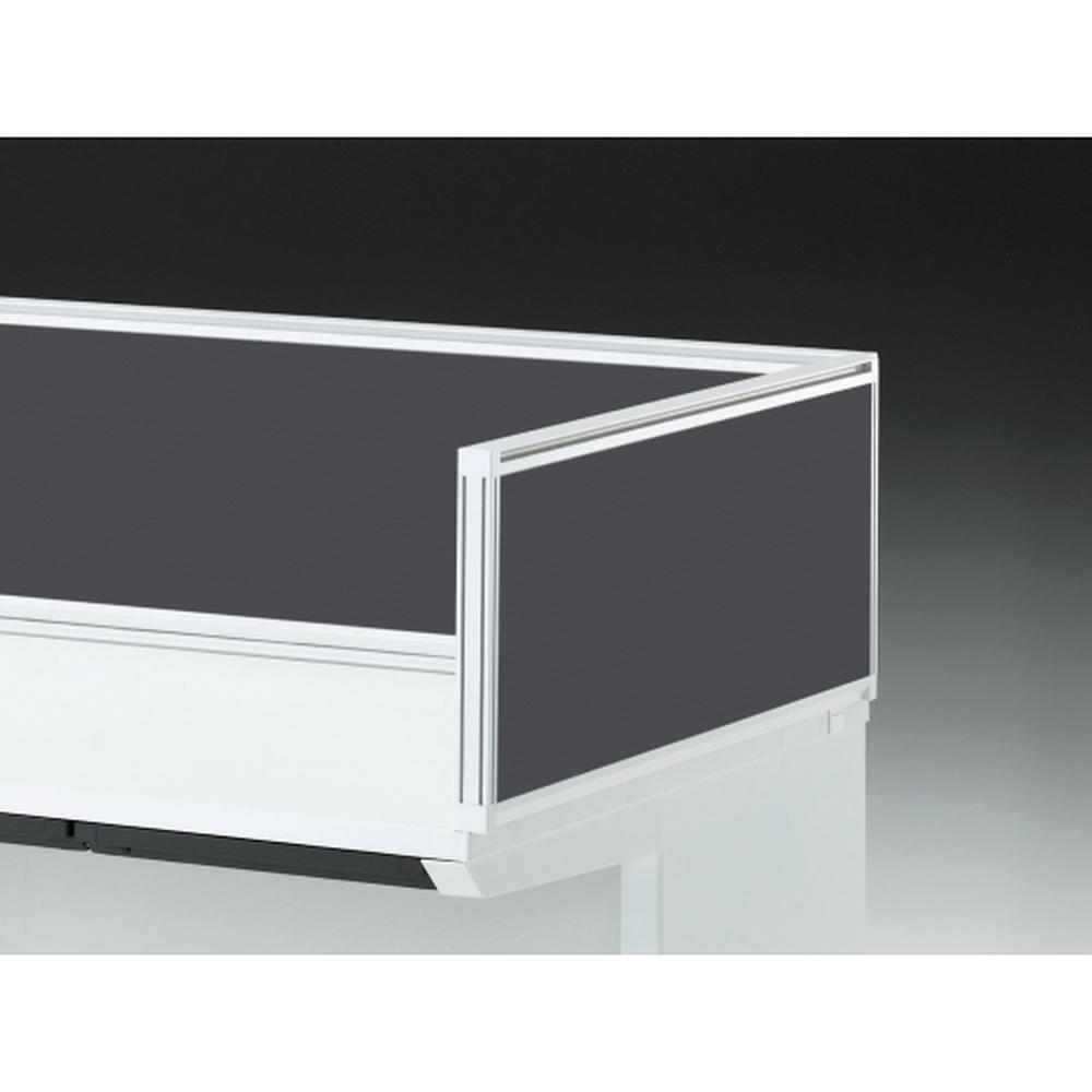 CZRデスク 机上サイドパネル D700用 机上320 布地C CZR-083XDC-9W2 ［W9×オフブラック］