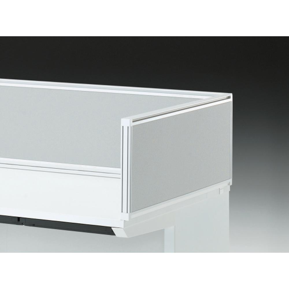 CZRデスク 机上サイドパネル D800用 机上320 布地FR CZR-083XDR-9C6 ［W9×ライトグレー］