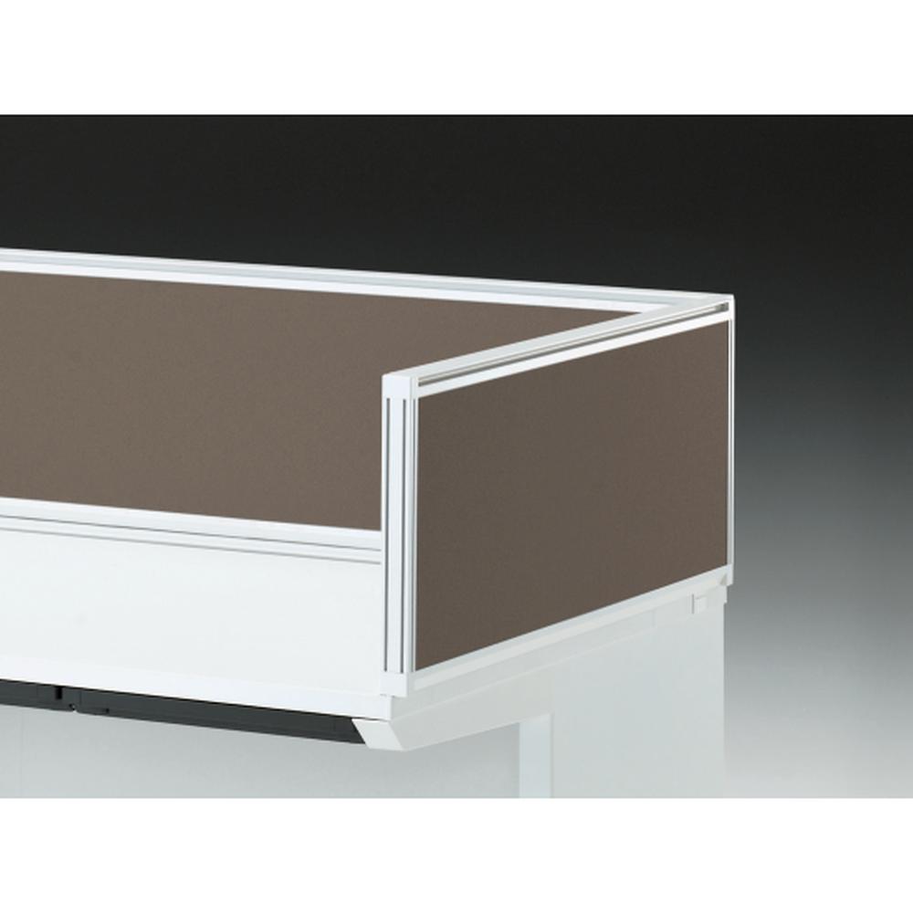 CZRデスク 机上サイドパネル D800用 机上320 布地FR CZR-083XDR-9K3 ［W9×シュガーブラウン］