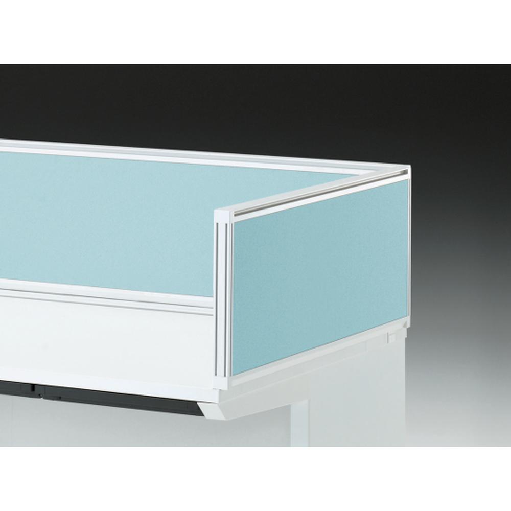 CZRデスク 机上サイドパネル D800用 机上320 布地FR CZR-083XDR-9S4 ［W9×ターコイズブルー］