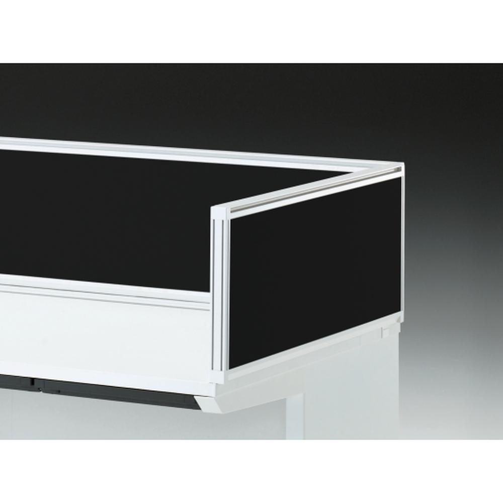 CZRデスク 机上サイドパネル D800用 机上320 布地FR CZR-083XDR-9W2 ［W9×オフブラック］