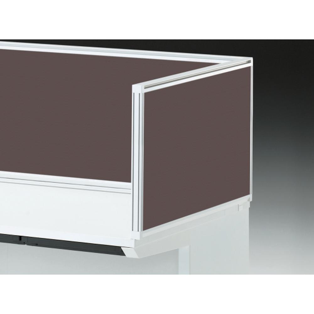 CZRデスク 机上サイドパネル D700用 机上450 布地C CZR-084XDC-9H4 ［W9×カシューブラウン］