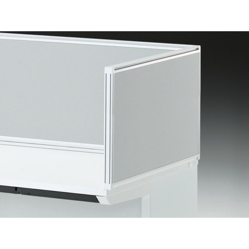 CZRデスク 机上サイドパネル D800用 机上450 布地FR CZR-084XDR-9C6 ［W9×ライトグレー］