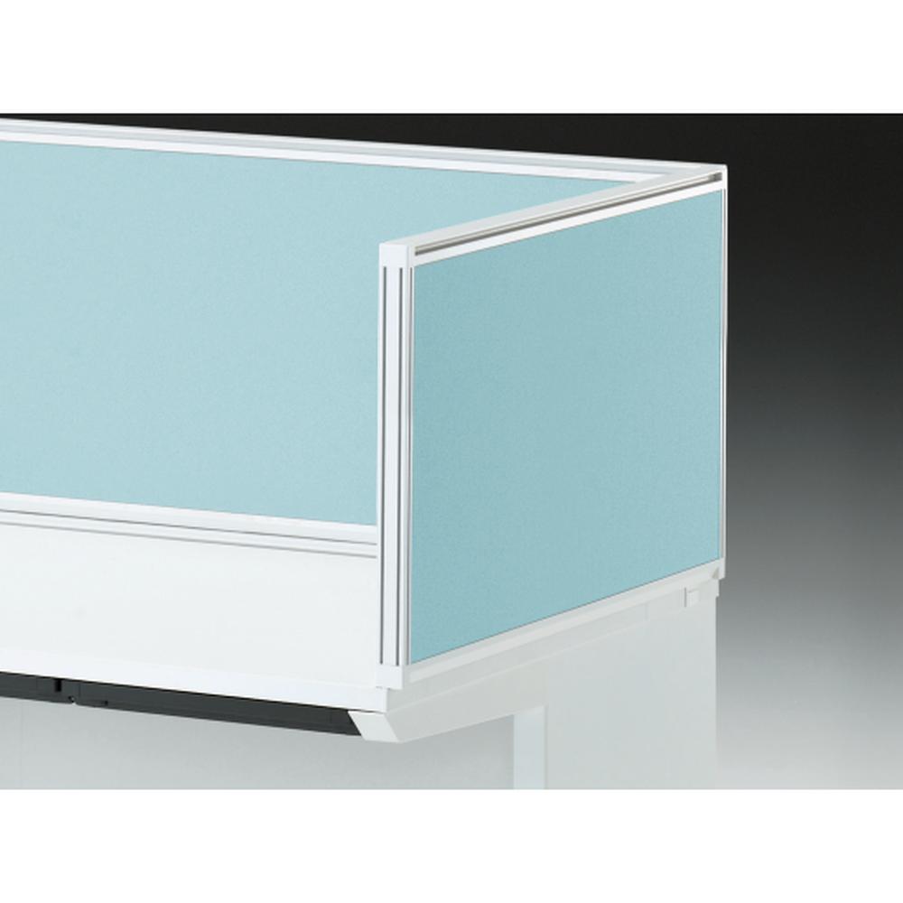 CZRデスク 机上サイドパネル D800用 机上450 布地FR CZR-084XDR-9S4 ［W9×ターコイズブルー］