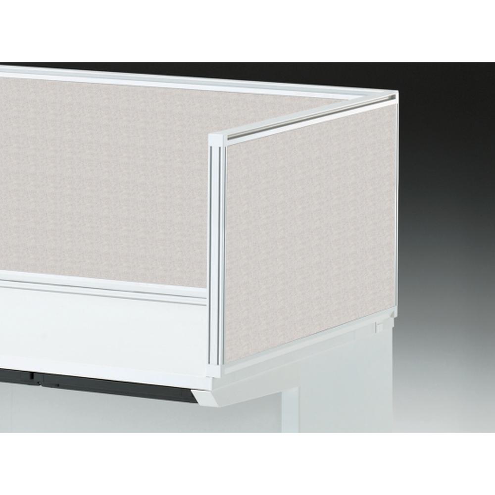 CZRデスク 机上サイドパネル D800用 机上450 不織布FY CZR-084XDY-9C7 ［W9×ホワイトグレー］