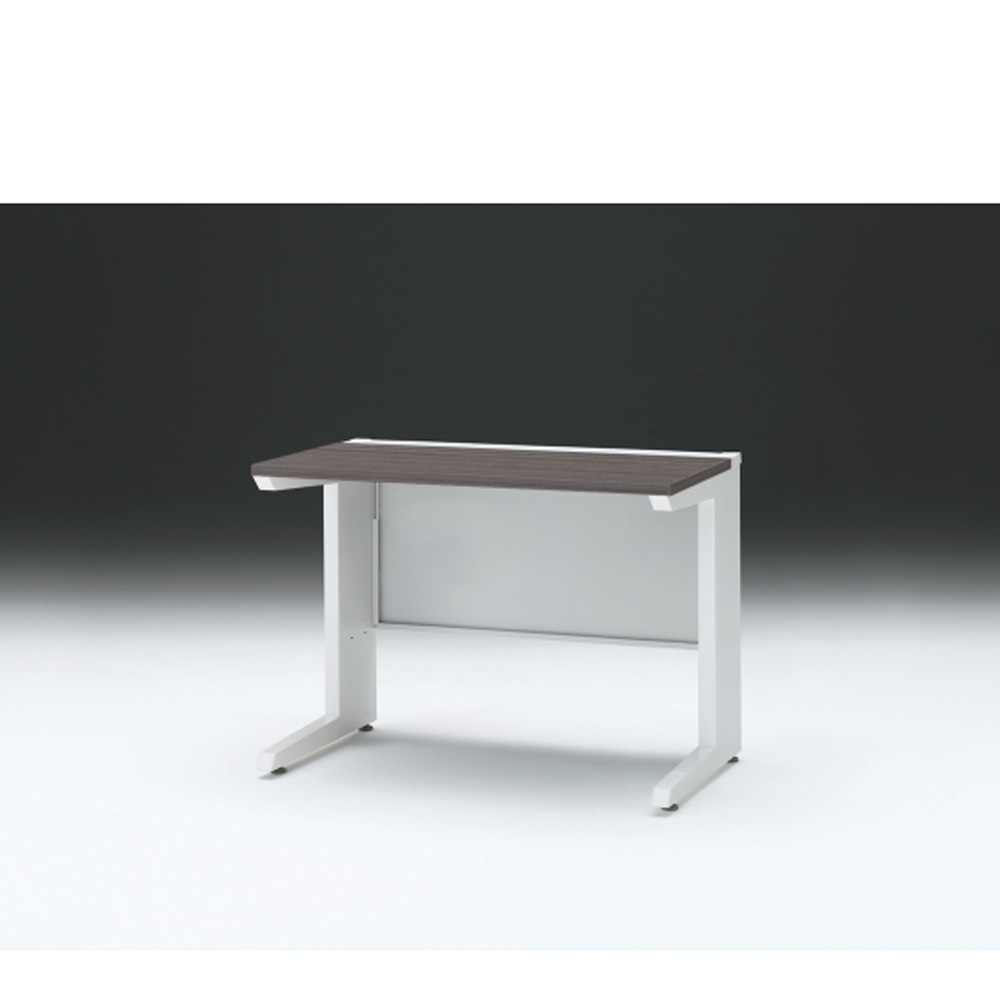 CZRデスク 平机 CZR-106JAC-981 センター引出しなし L脚 W1000× D600 [ 本体: ホワイトW・天板: 81 / アッシュドオークD]