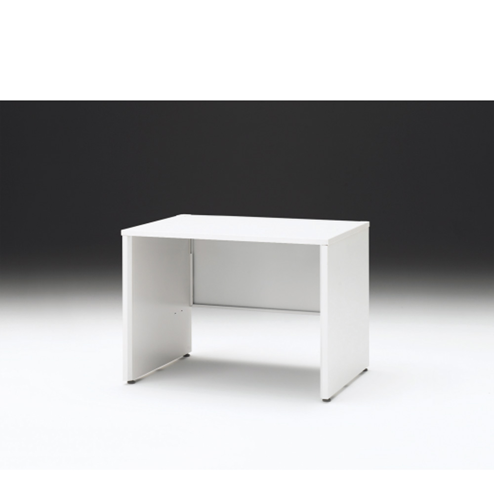 CZRデスク 平机 CZR-107JAPC-9W9 センター引出しなし パネル脚 W1000× D700 [ 本体: ホワイトW・天板: W9 / ホワイトW]