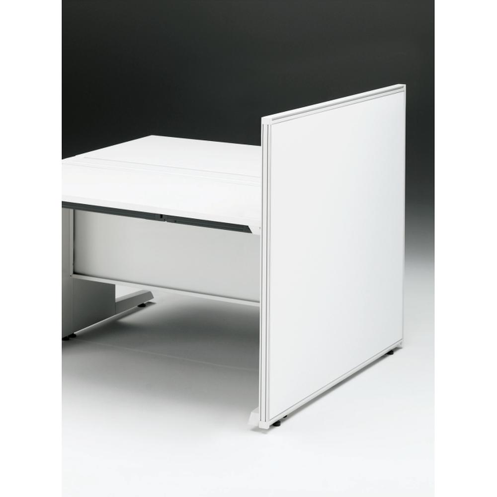 CZRデスク エンドロングパネル 両面 D1200用 机上320 スチール CZR-120XHF9W9W9 ［W9×W9×ホワイト］