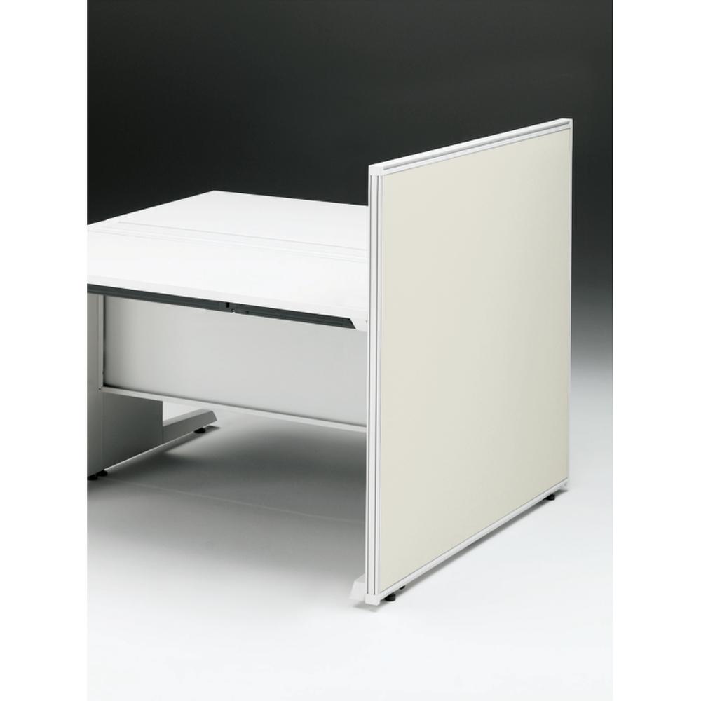 CZRデスク エンドロングパネル 両面 D1200用 机上320 布地FR CZR-120XHR9H9W9 ［W9×W9×エクリュベージュ］