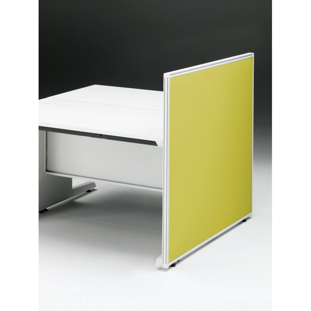 CZRデスク エンドロングパネル 両面 D1200用 机上320 布地FR CZR-120XHR9L9W9 ［W9×W9×セージグリーン］