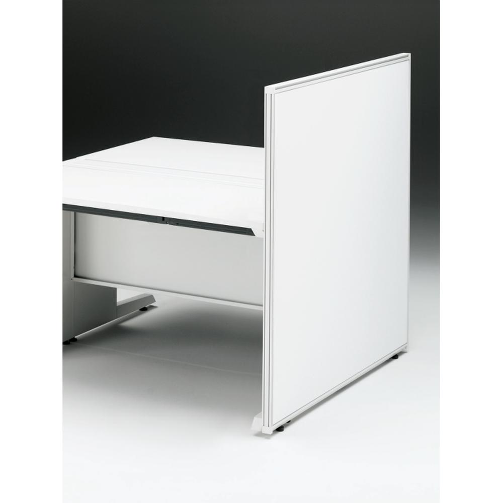 CZRデスク エンドロングパネル 両面 D1200用 机上450 スチール CZR-121XHF9W9W9 ［W9×W9×ホワイト］