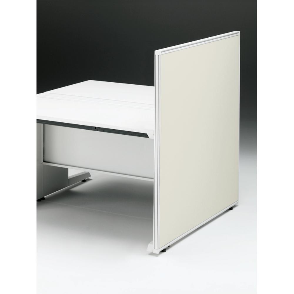 CZRデスク エンドロングパネル 両面 D1200用 机上450 布地FR CZR-121XHR9H9W9 ［W9×W9×エクリュベージュ］