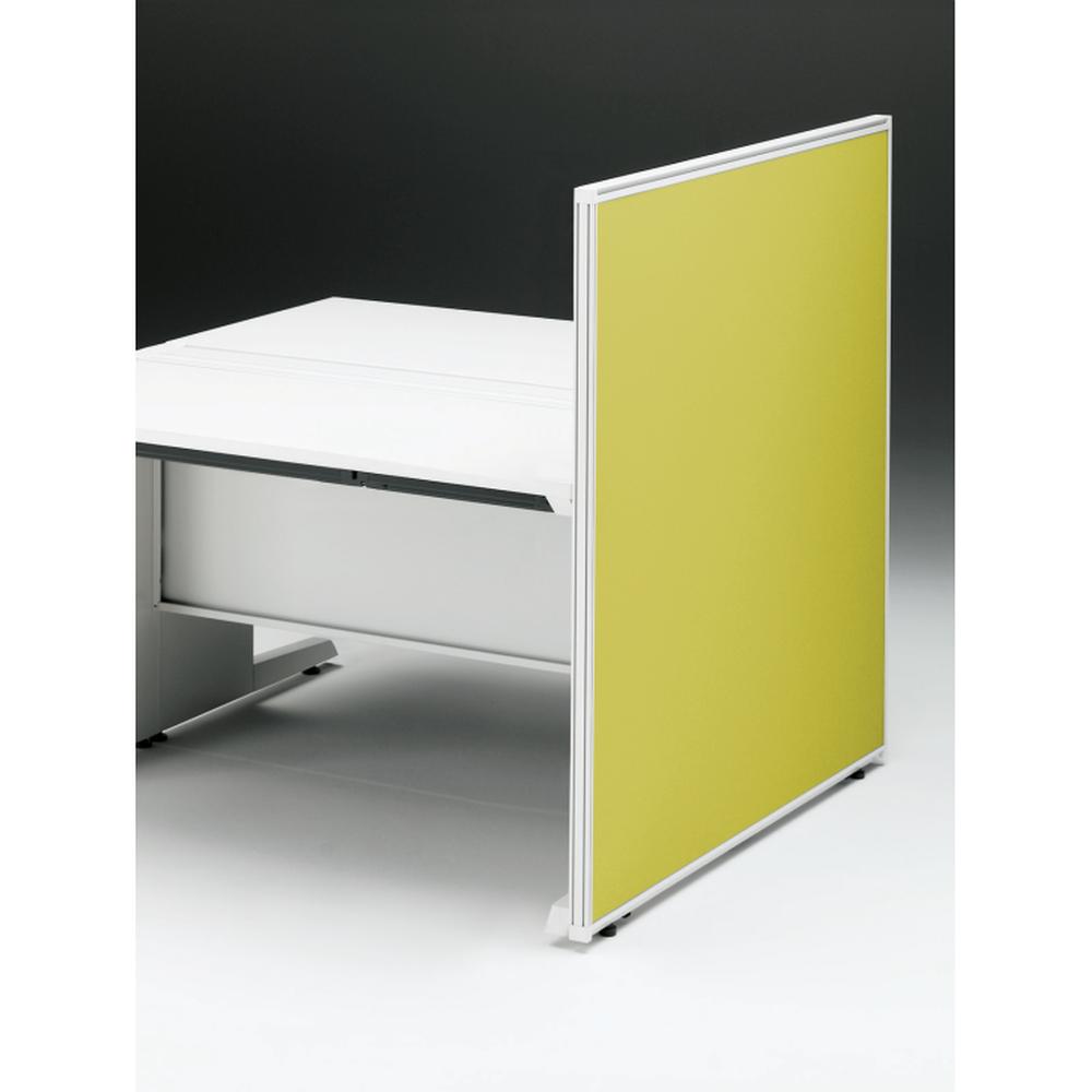 CZRデスク エンドロングパネル 両面 D1200用 机上450 布地FR CZR-121XHR9L9W9 ［W9×W9×セージグリーン］