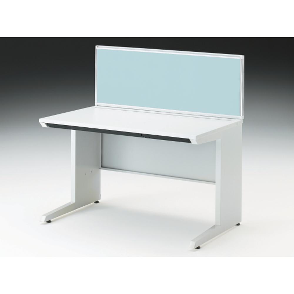 CZRデスク 机上フロントパネル W1200用 机上450 布地FR CZR-124WBR-9S4 ［W9×ターコイズブルー］