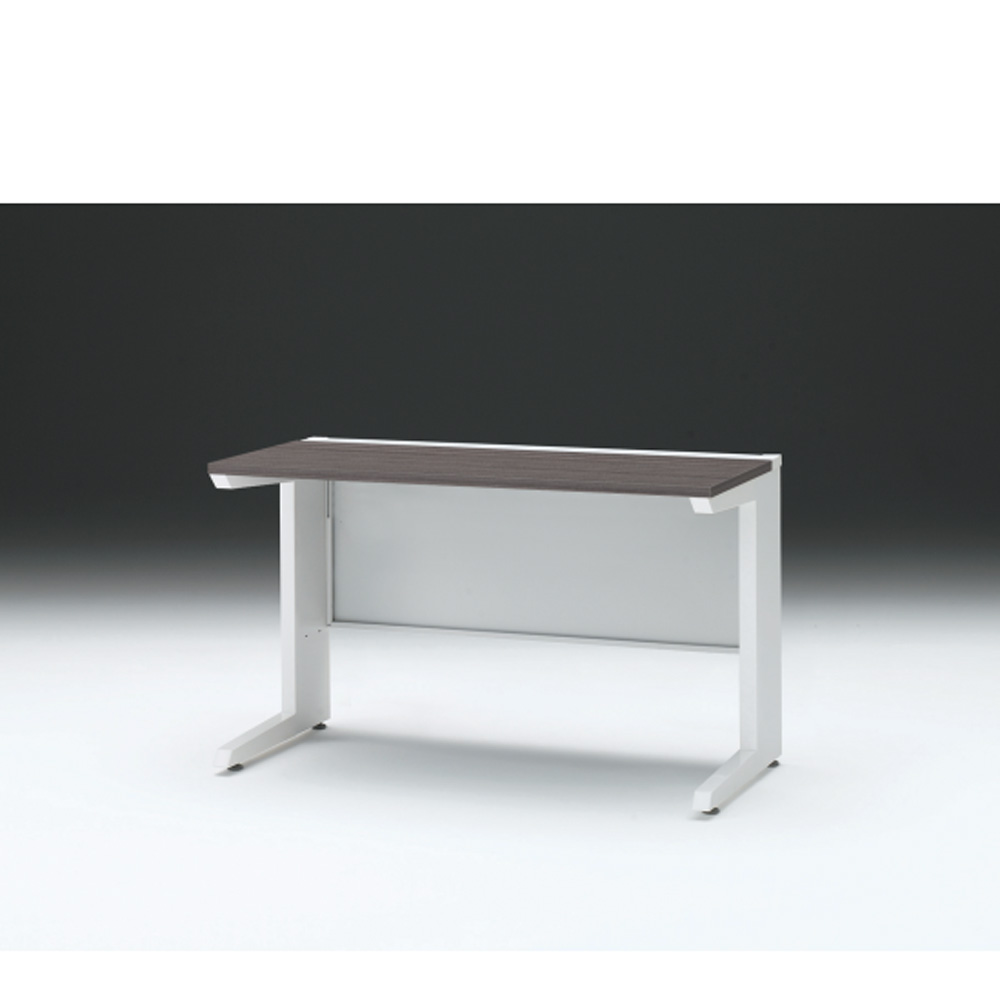 CZRデスク 平机 CZR-126JAC-981 センター引出しなし L脚 W1200× D600 [ 本体: ホワイトW・天板: 81 / アッシュドオークD]