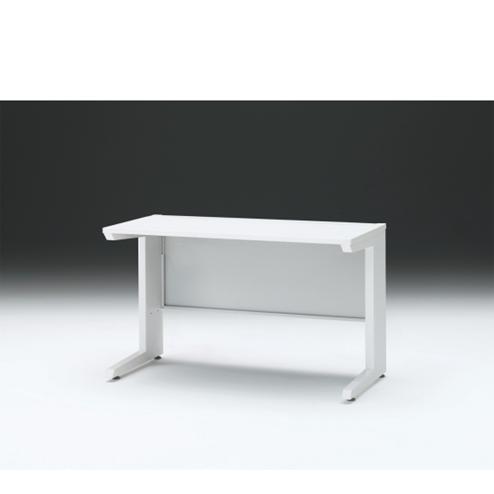 CZRデスク 平机 CZR-126JAC-9W9 センター引出しなし L脚 W1200× D600 [ 本体: ホワイトW・天板: W9 / ホワイトW]