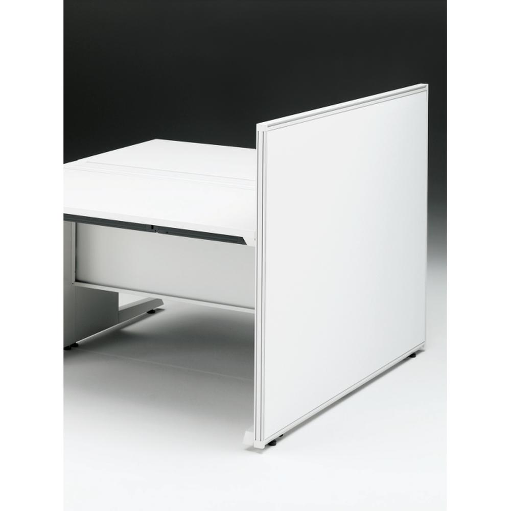 CZRデスク エンドロングパネル 両面 D1400用 机上320 スチール CZR-140XHF9W9W9 ［W9×W9×ホワイト］